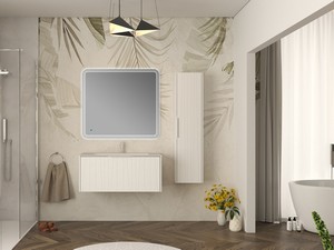 Meuble sous-vasque Unika 100 cm blanc mat