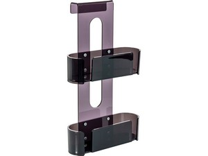 Duschablage 2 Etagen Clear Grau Fumè