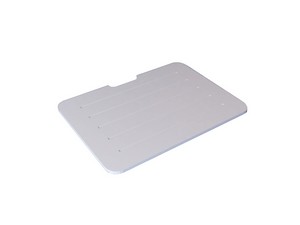 Waschbrett Planke für Waschtrog BONK 46,5x41,5 cm Weiß matt