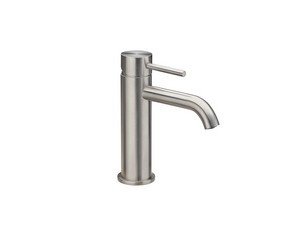 Petra Inox 316 Single lever basin mixer without waste in brushed steel