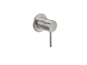 Built-in Shower Mixer Petra Inox 316 Single Handle in Brushed Steel