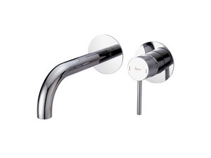 Wall-mounted basin mixer with built-in Easy-Box Bora single-lever chrome