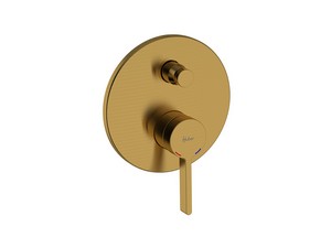 Eolo 2 Way Built-in Shower Mixer Single Lever Brushed Gold