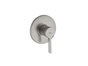 Eolo Built-in Single Lever Shower Mixer Brushed Nickel