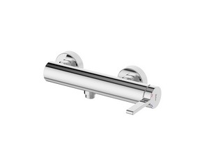 Eolo Single Lever External Shower Mixer Chrome