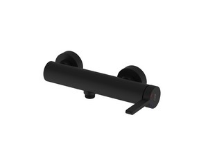 Eolo Single Lever External Shower Mixer Matt Black