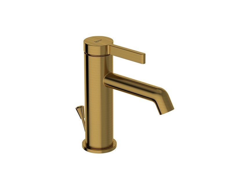 Einhebel-Armaturen Serie Eolo, gebürstetes Gold