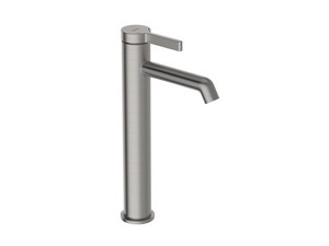 Eolo High Single Lever Basin Mixer Brushed Nickel
