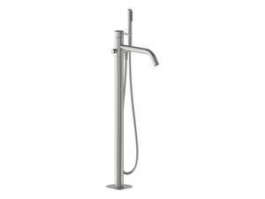 Badewannearmatur Freestanding Soulinox aus gebürstetem Edelstahl