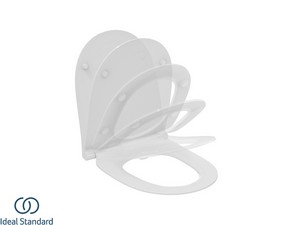 Wc-Sitz Slim Ideal Standard® i.Life O Weiß glänzend