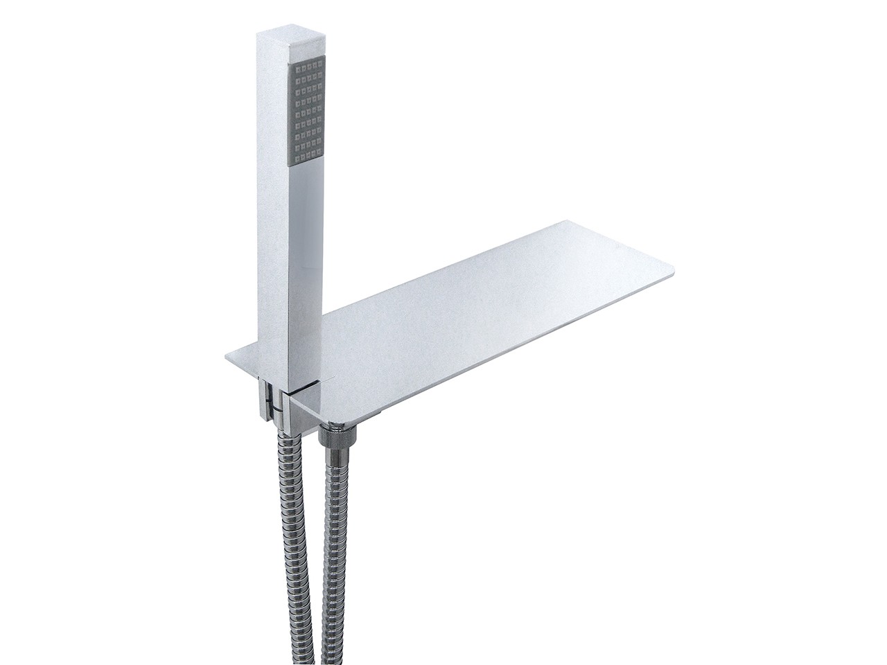 Handbrause Aus Messing Verchromt – Hochdruck, Wassersparend, Mit Silikon-Düsen (ohne Schlauch)