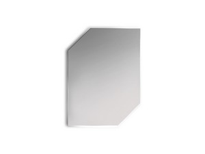 Vertuo Shape Bathroom Mirror 90x64 cm with 2 45° Corners and Polished Edge