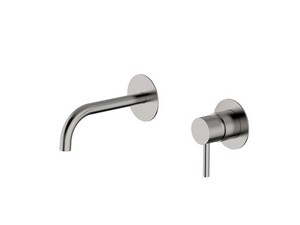 Miscelatore per Lavabo Incasso Detroit Senza Scarico Nickel Spazzolato
