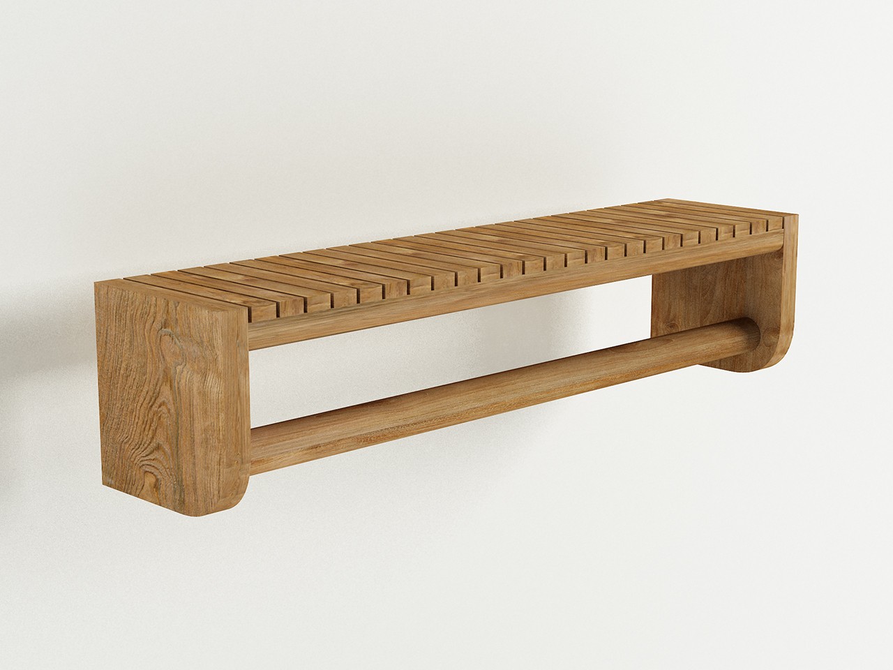 Tangkula Mensola Con Portasciugamani Da Parete Per Bagno – 2 Ripiani E 2 Barre – Ferro Cromato 44,8x22,9x54,9 Cm