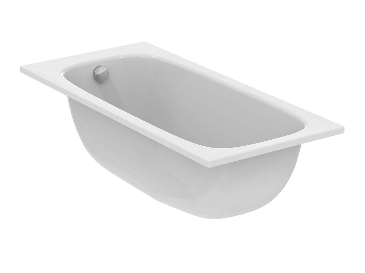 Ideal Standard® i.Life Shell Bathtub 150x70 cm Glossy White ...