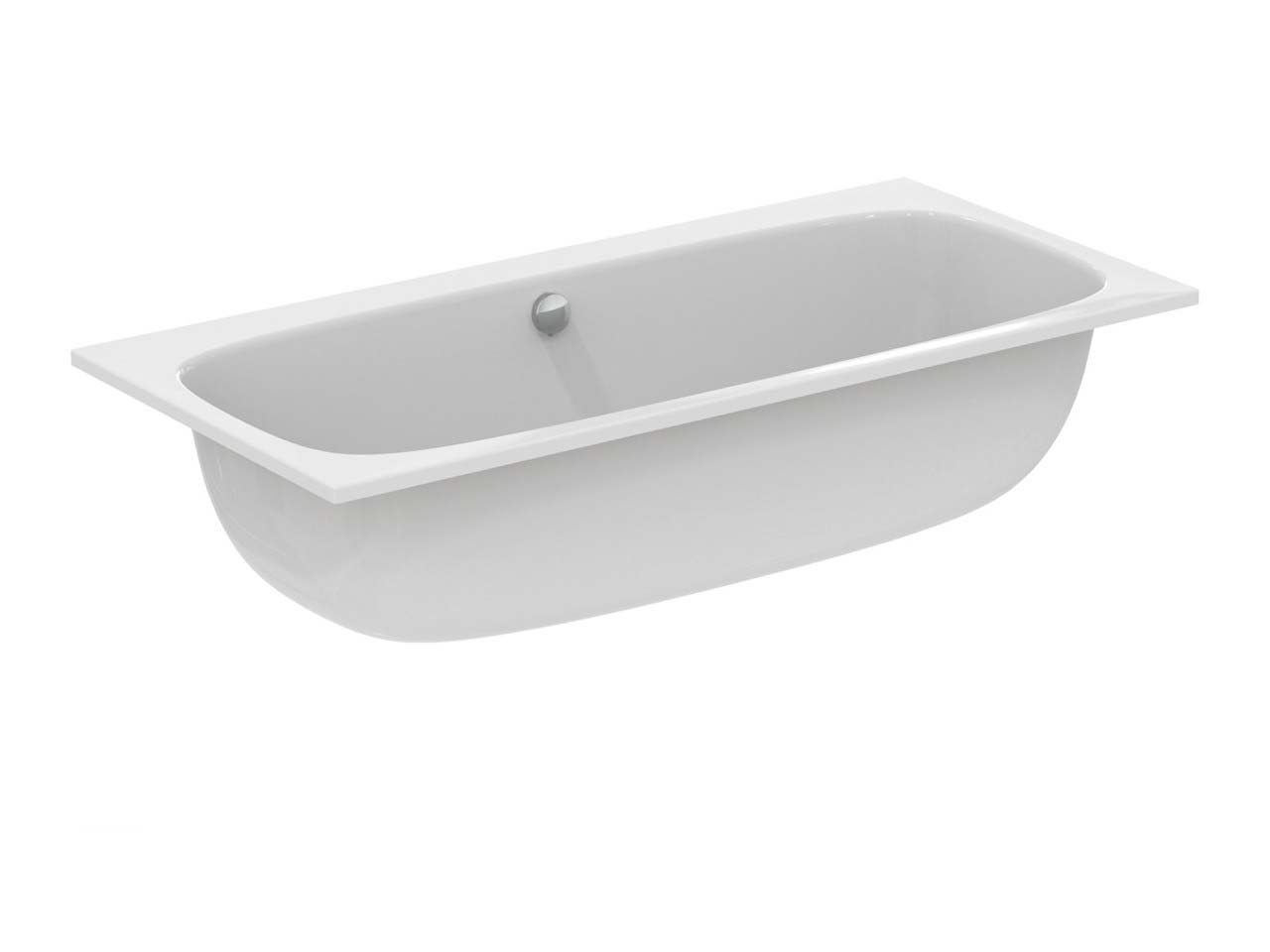Ideal Standard® i.Life Duo Shell Bathtub 190x90 cm Glossy White ...