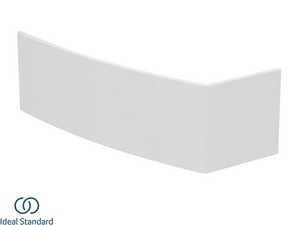 Halbrunder Badewannenpanel Ideal Standard® i.Life 198,5x46,5x55 cm Weiß glänzend