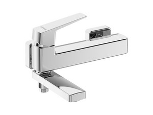 Mitigeur externe de baignoire Blur avec bec orientable chrome