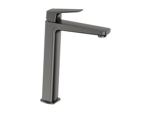 Mitigeur de lavabo haut Blur sans bonde en PVD titane