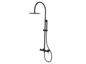 Colonne de douche 2 fonctions Spring Inox 304 noir mat