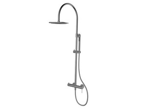Colonne de douche 2 fonctions Spring Inox 304 Gun Metal