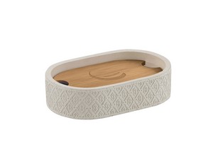 Porte-savon Ivy gris