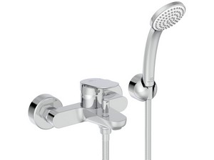 Erwmontierter Wannen-/Brausemischer mit Handbrause Ceralife O Chrom