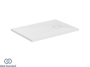 Receveur de douche Ideal Standard® ULTRA FLAT EVO 100x70 H3,5 cm en résine blanc soie mat