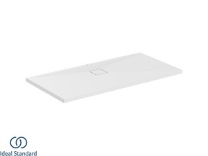 Receveur de douche Ideal Standard® ULTRA FLAT EVO 140x70 H3,5 cm en résine blanc soie mat