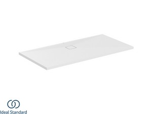 Receveur de douche Ideal Standard® ULTRA FLAT EVO 160x80 H3,5 cm en résine blanc soie mat