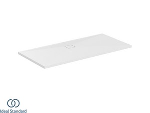 Receveur de douche Ideal Standard® ULTRA FLAT EVO 170x80 H3,5 cm en résine blanc soie mat