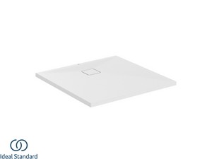 Duschwanne Ideal Standard® ULTRA FLAT EVO 90x90 H3,5 cm aus mattem, seidenweißem Harz
