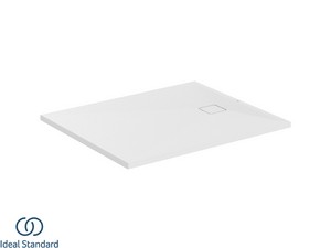 Receveur de douche Ideal Standard® ULTRA FLAT EVO 120x100 H3,5 cm en résine blanc soie mat