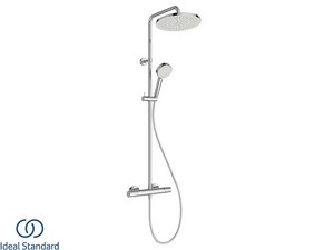 Colonne de douche Ideal Standard® Ceratherm T25 New Round avec mitigeur thermostatique chrome
