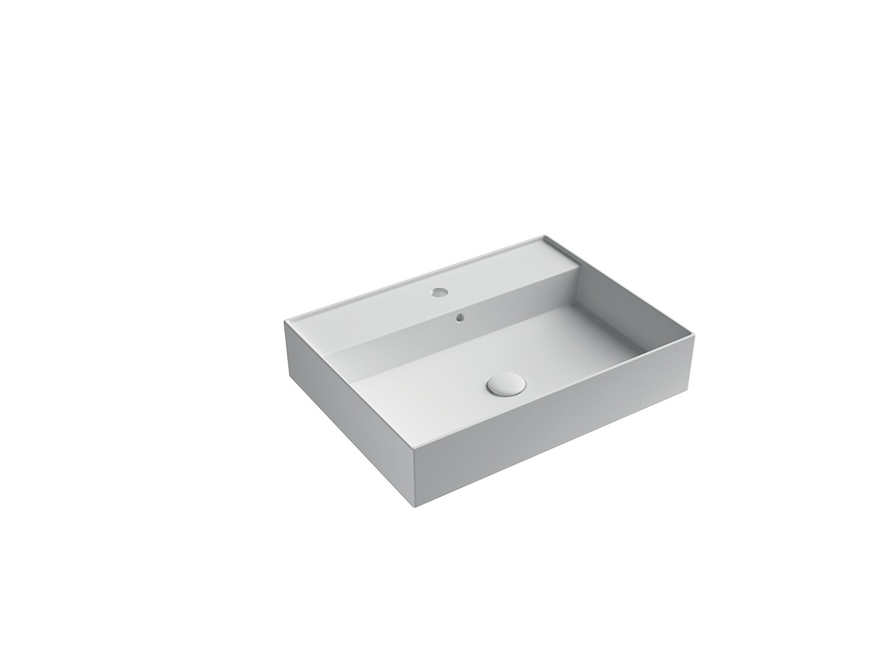 Lavabo Unitop Twenty 61x46 cm blanc mat - Iperceramica