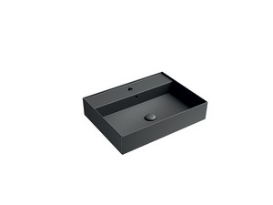 Lavabo Unitop Twenty 61x46 cm noir mat