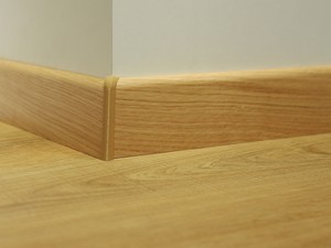 Beige Skirting Board Corner Protector H6 cm (10 Pieces per Box)