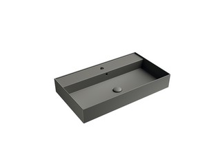 Lavabo Unitop Twenty 81x46 cm gris mat