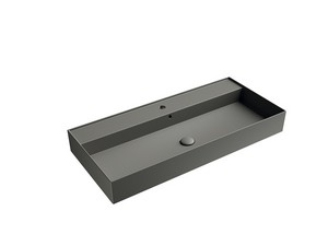 Lavabo Unitop Twenty 101x46 cm gris mat