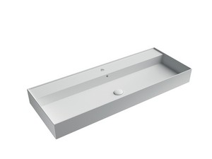 Lavabo Unitop Twenty 121x46 cm blanc mat