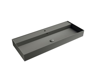 Lavabo Unitop Twenty 121x46 cm gris mat