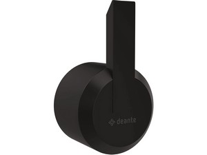 Blur coat hanger in Matt Black plated stainless steel