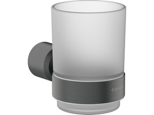 Blur glass holder in Titan stainless steel