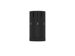 Flame TS04 Matte Black Thermostatic Head
