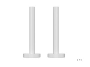 Flame Pipe Cover Kit Ø18+Ø55 L160 mm Matte White