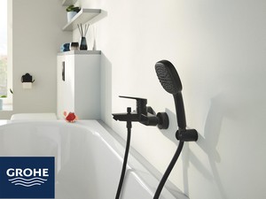 Kit Duplex douche Grohe® Vitalio Comfort 110 avec douchette 2 jets noir mat