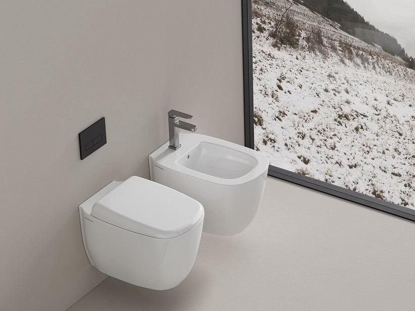 Hype Vortex Wall-Hung Sanitary Ware Glossy White
