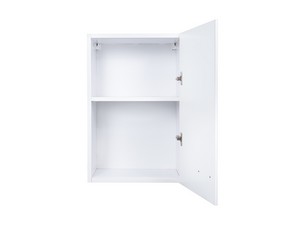 Meuble suspendu Eco 45x50 cm 1 porte en bois blanc
