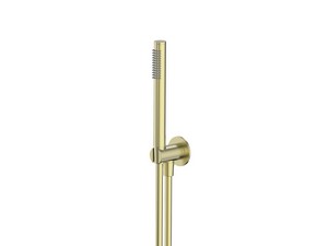 Set Duplex Handbrause + Schlauch Spring Edelstahl 304 gebürstetes Gold