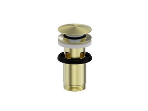 Ablaufgarnitur universal Spring Edelstahl 304 gebürstetes Gold